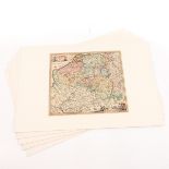 A Lot of 5 Old Maps