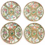A Collection of 4 Cantonese Plates