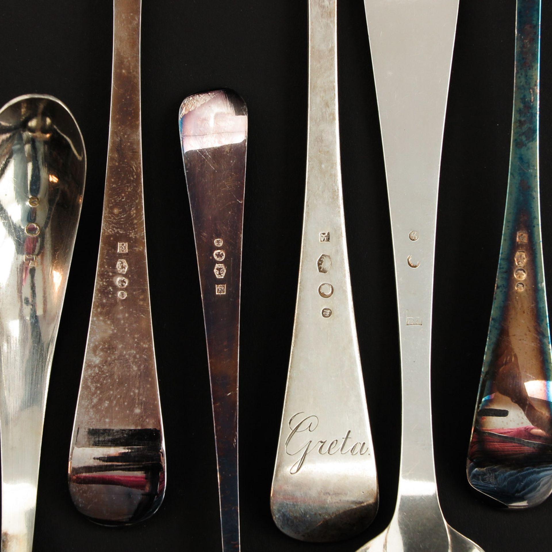 A Collection of Dutch Silver Cutlery - Bild 5 aus 6