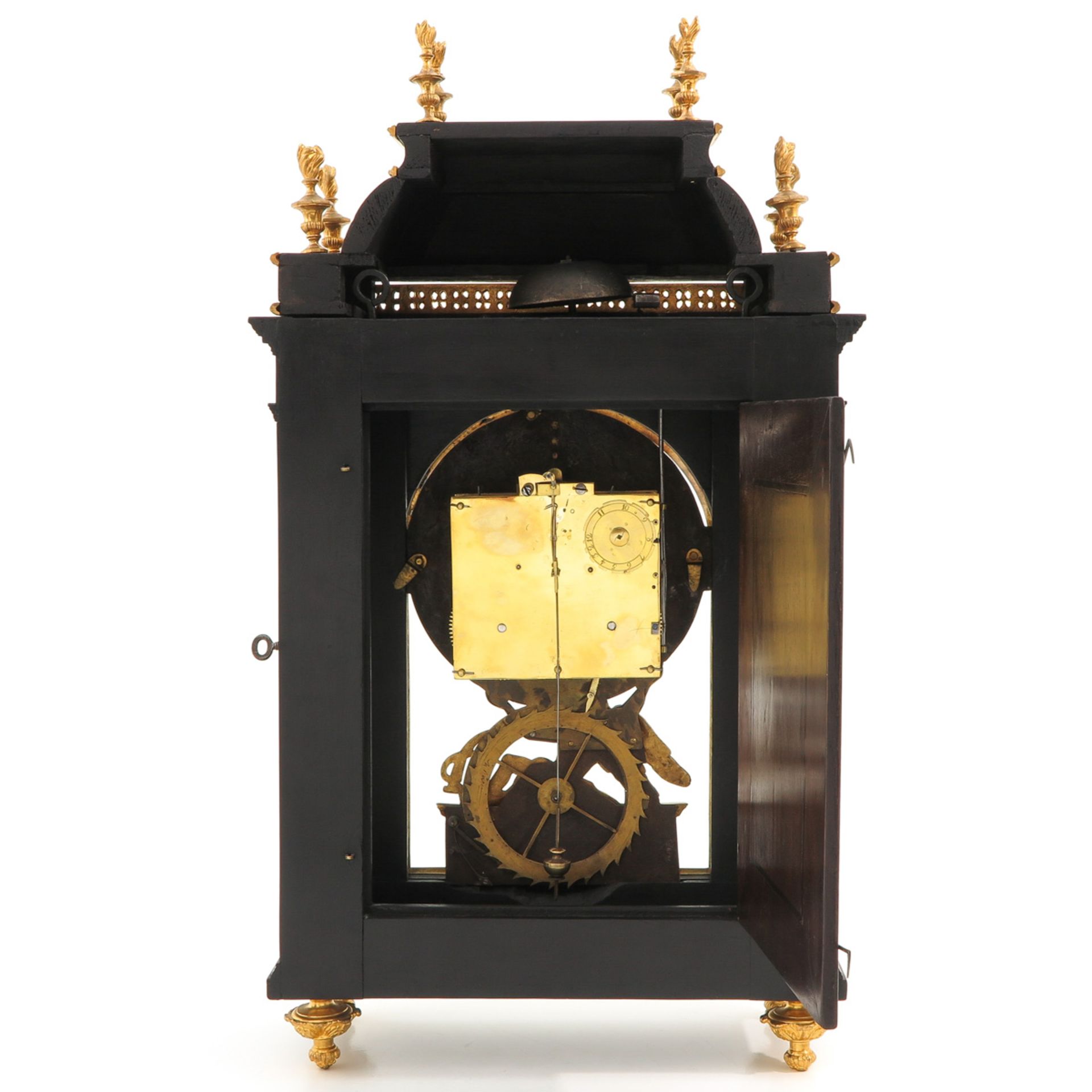 A French Religious Clock Signed Godefroy Paris - Bild 3 aus 9