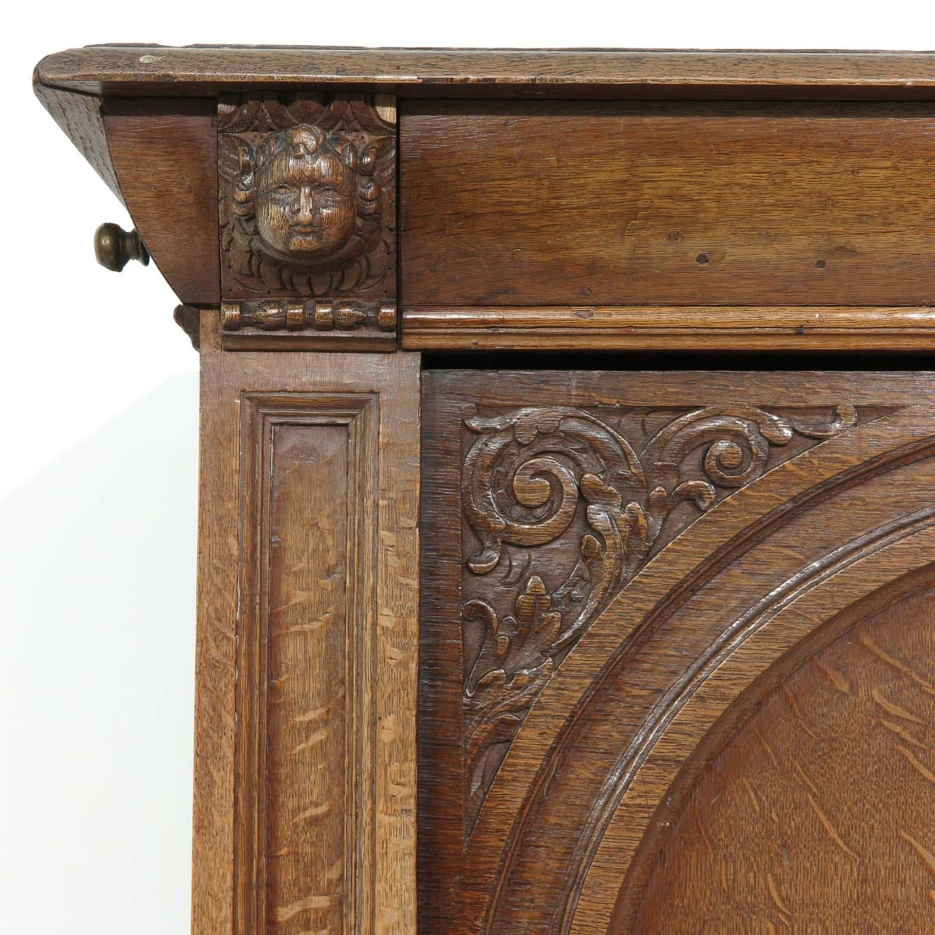 An 18th Century Oak Counter Cabinet - Bild 7 aus 10