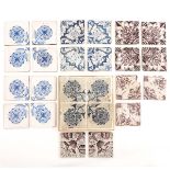 A Lot of 25 Dutch Tiles