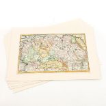 A Lot of 5 Old Maps