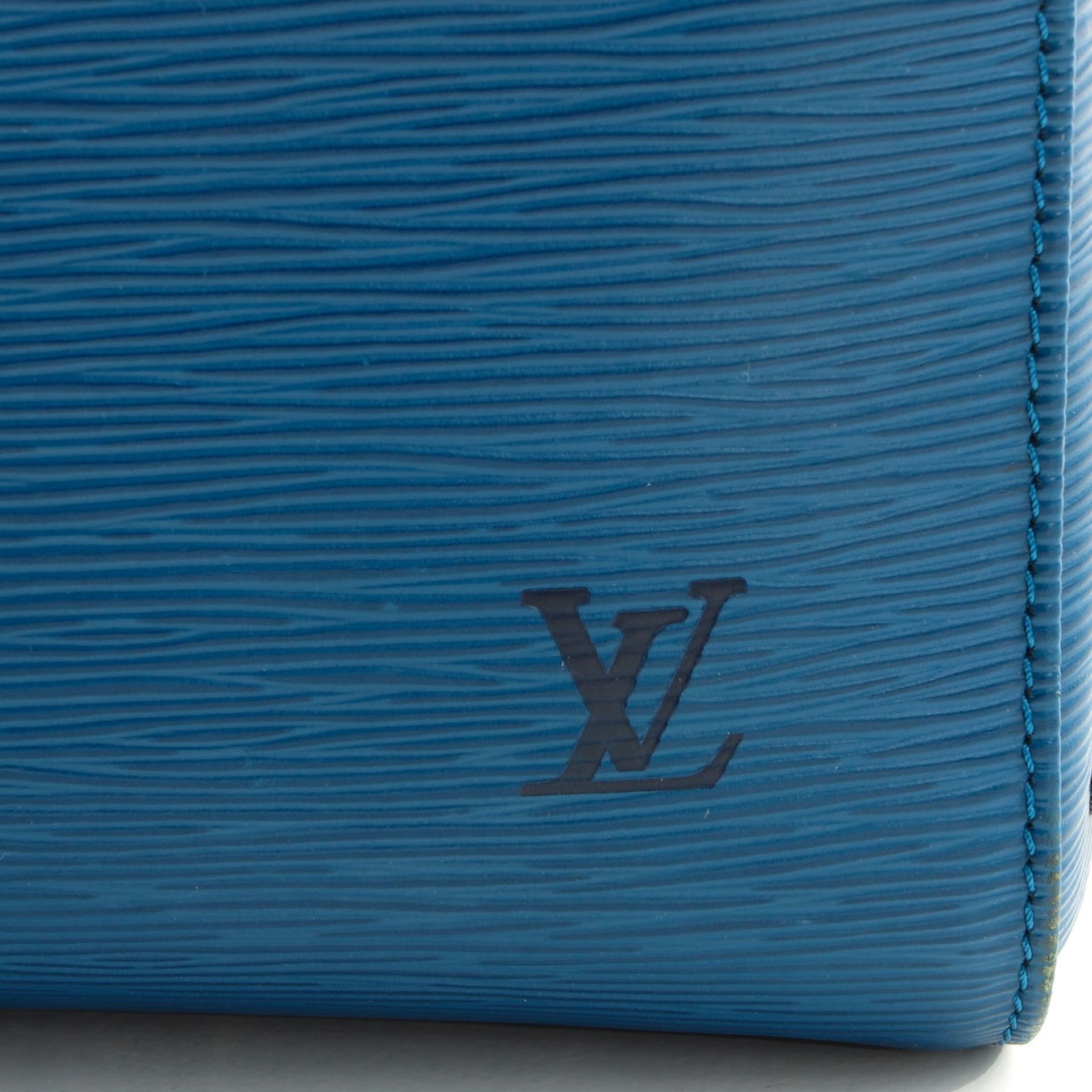 A Louis Vuitton Blue Epi Leather Keepall 45 - Bild 7 aus 8