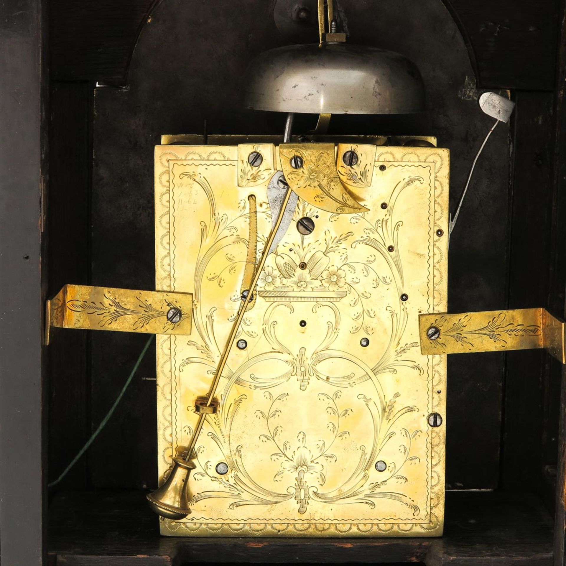 An English Clock Signed James Waylett - Bild 7 aus 7