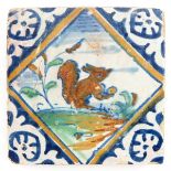 A Dutch Tile Circa 1600