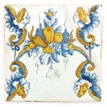 An Extremely Rare 17th Century Tile