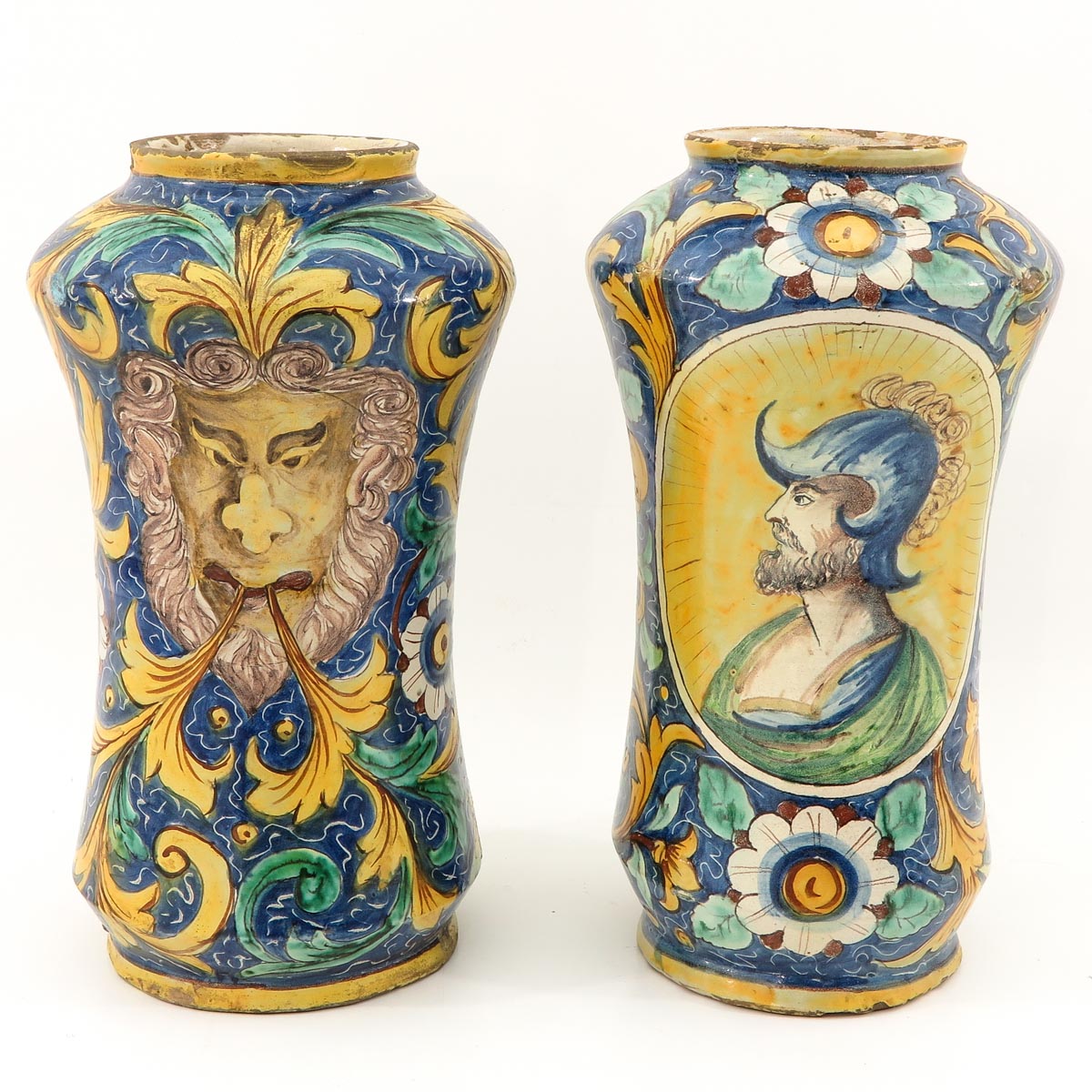 A Pair of 17th Century Italian Apothecary Jars