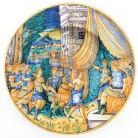 A 17th - 18th Century French Majolica Plate