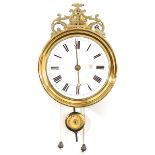 A Miniature Comtoise Clock Circa 1880