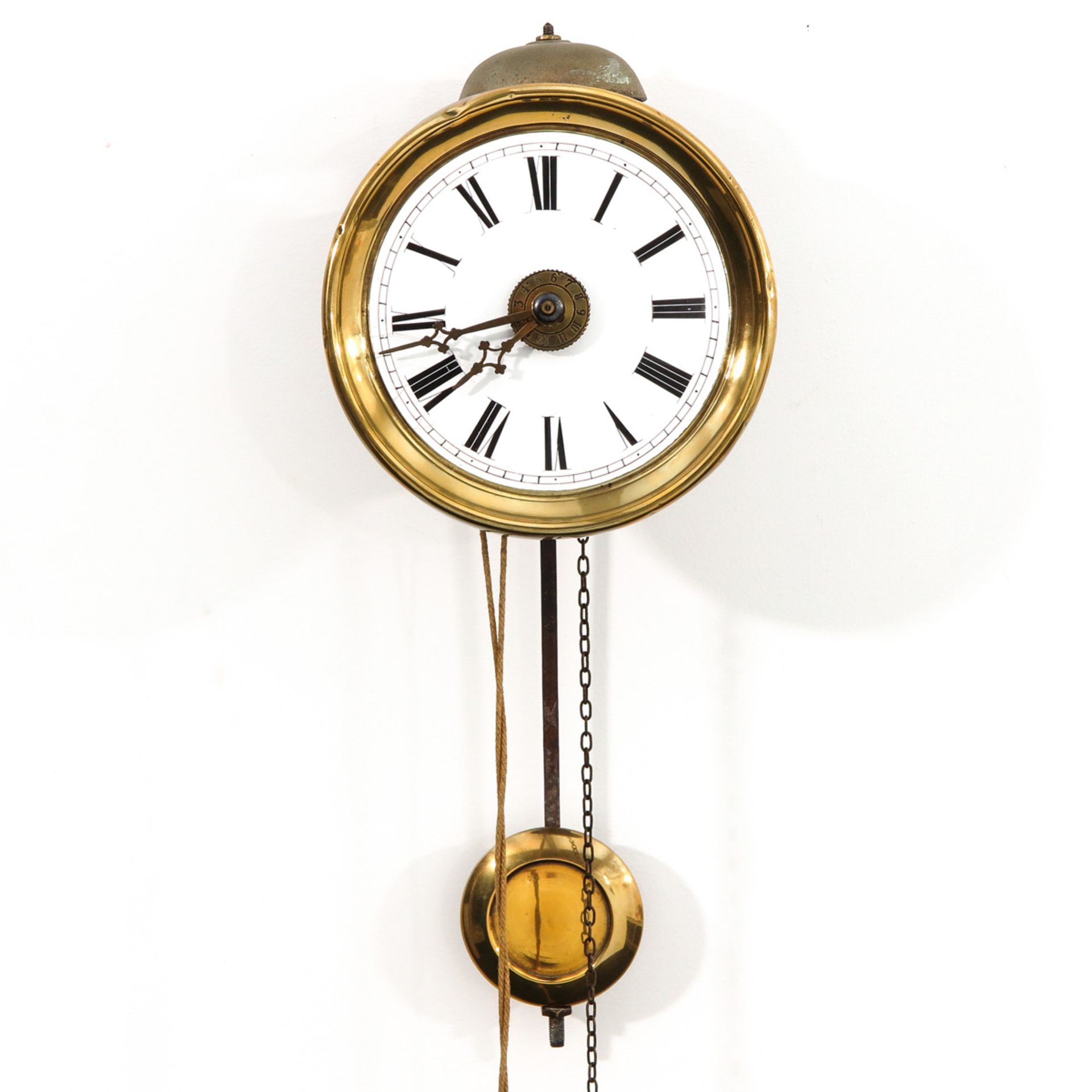 A Miniature Comtoise Clock