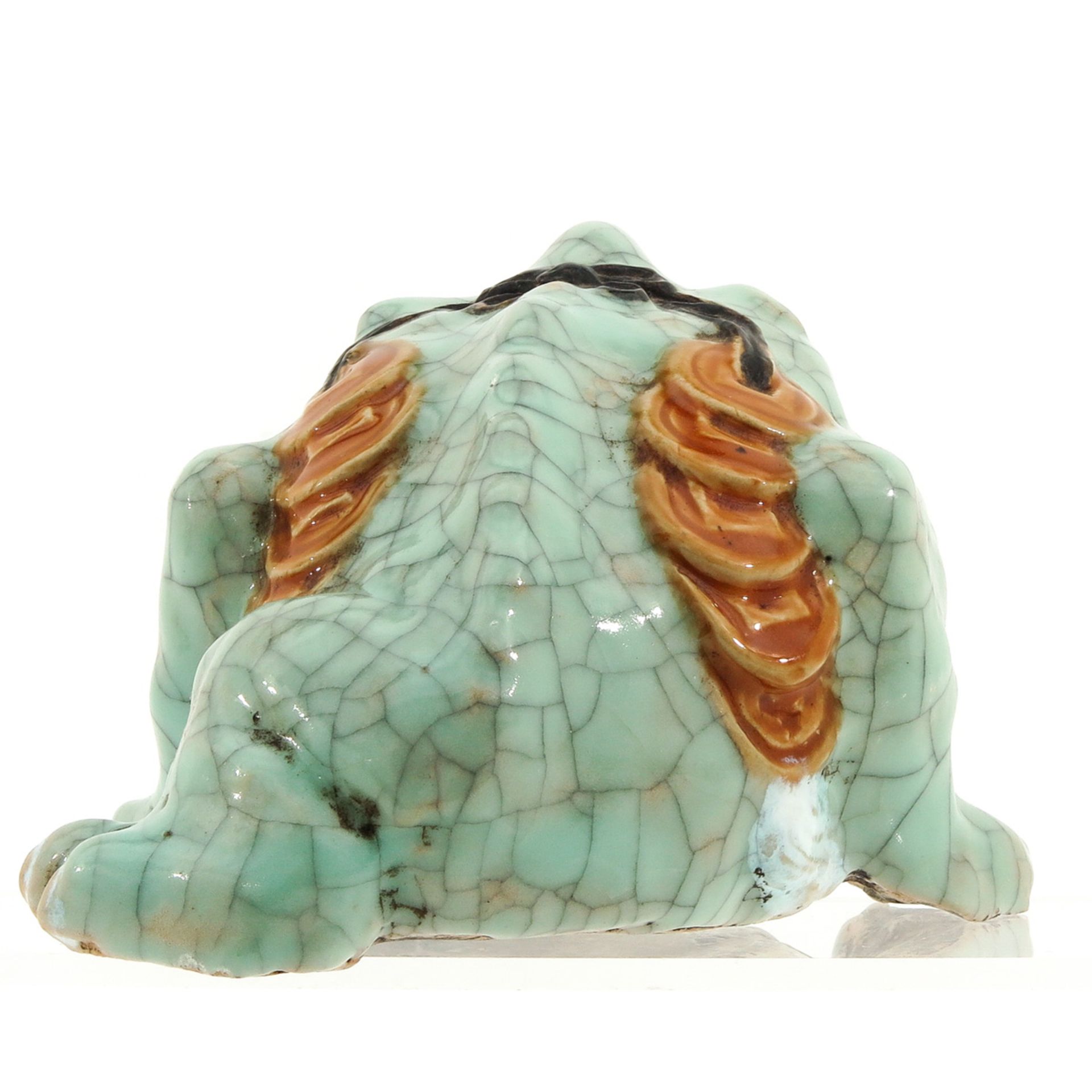 A Tea Frog Sculpture - Bild 3 aus 9
