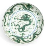 A Dragon Decor Plate