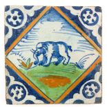 A 17th Century Tile