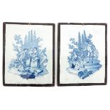 A Pair of Delft 18th Century Plaques