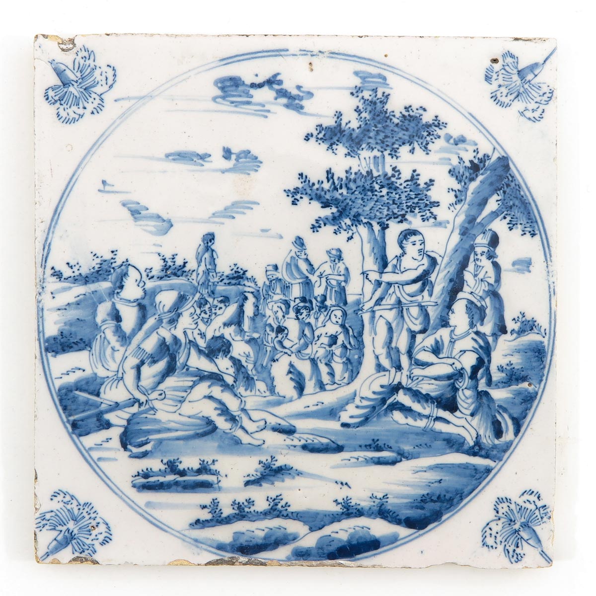 A Collection of 3 17th Century Tiles - Image 4 of 5