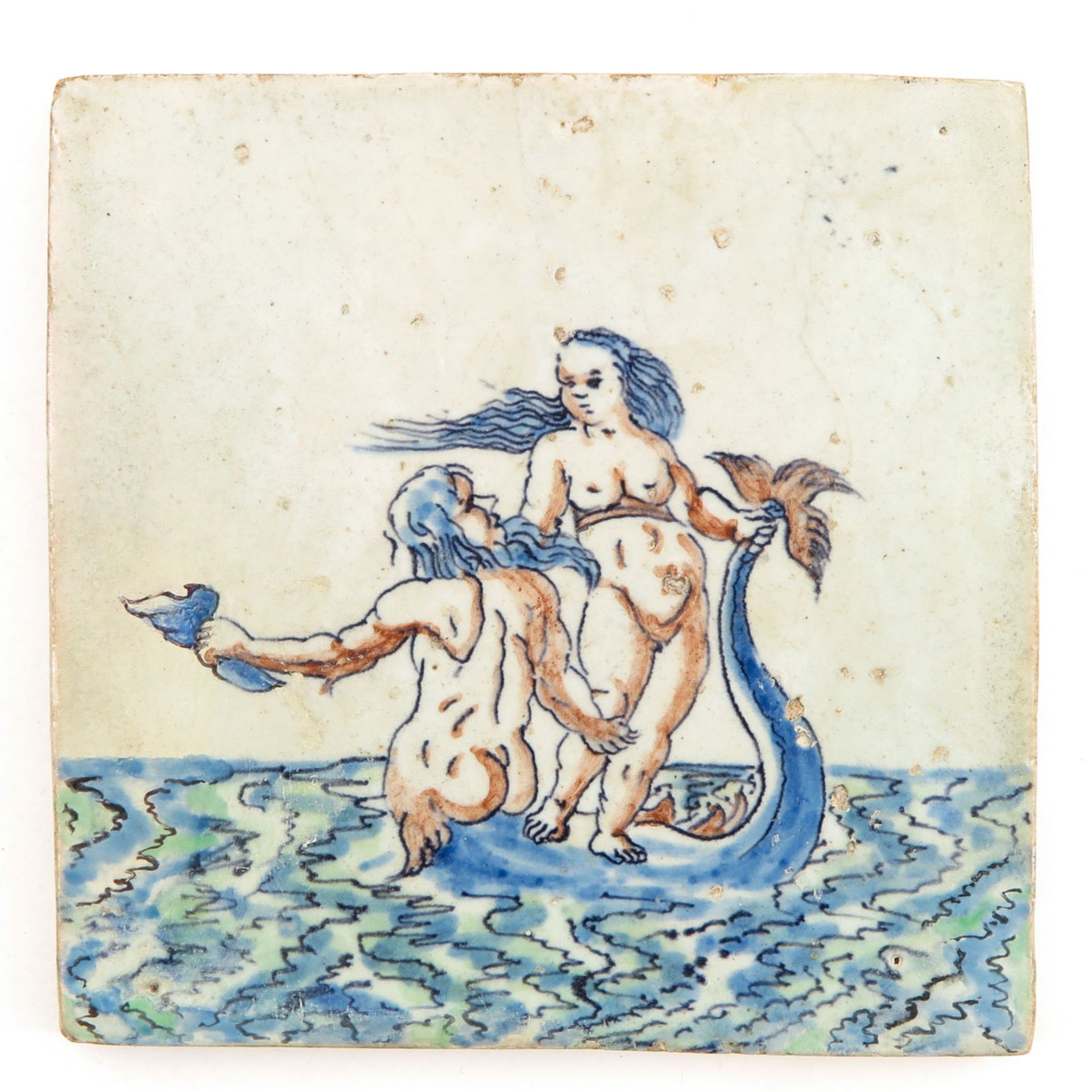 An Extremely Rare 17th Century Tile