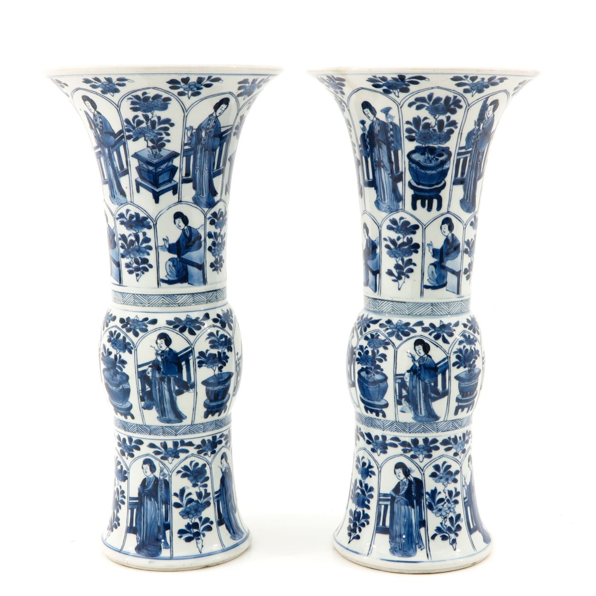 A Pair of Yen Yen Vases - Image 3 of 9