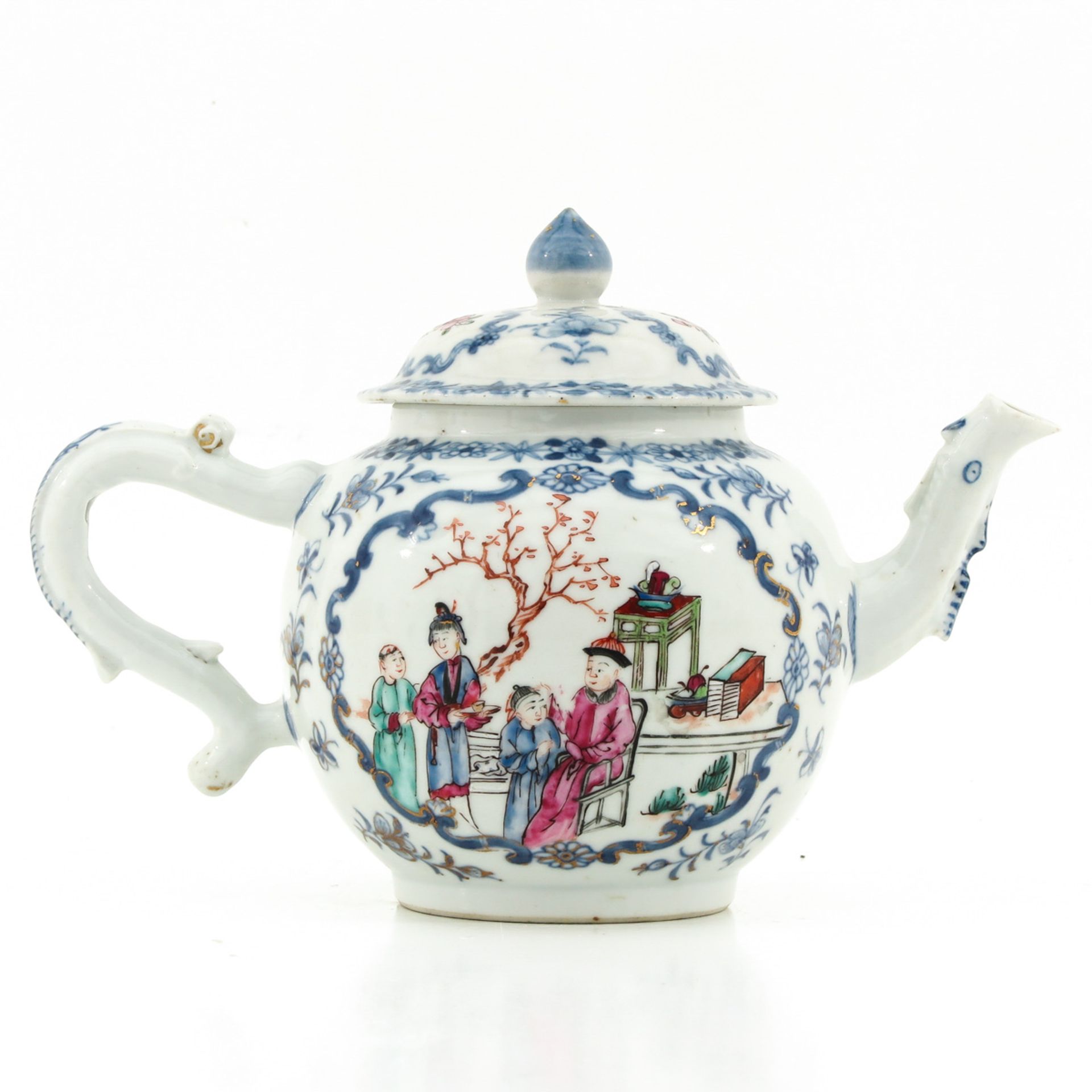 A Famille Rose Teapot - Bild 3 aus 9