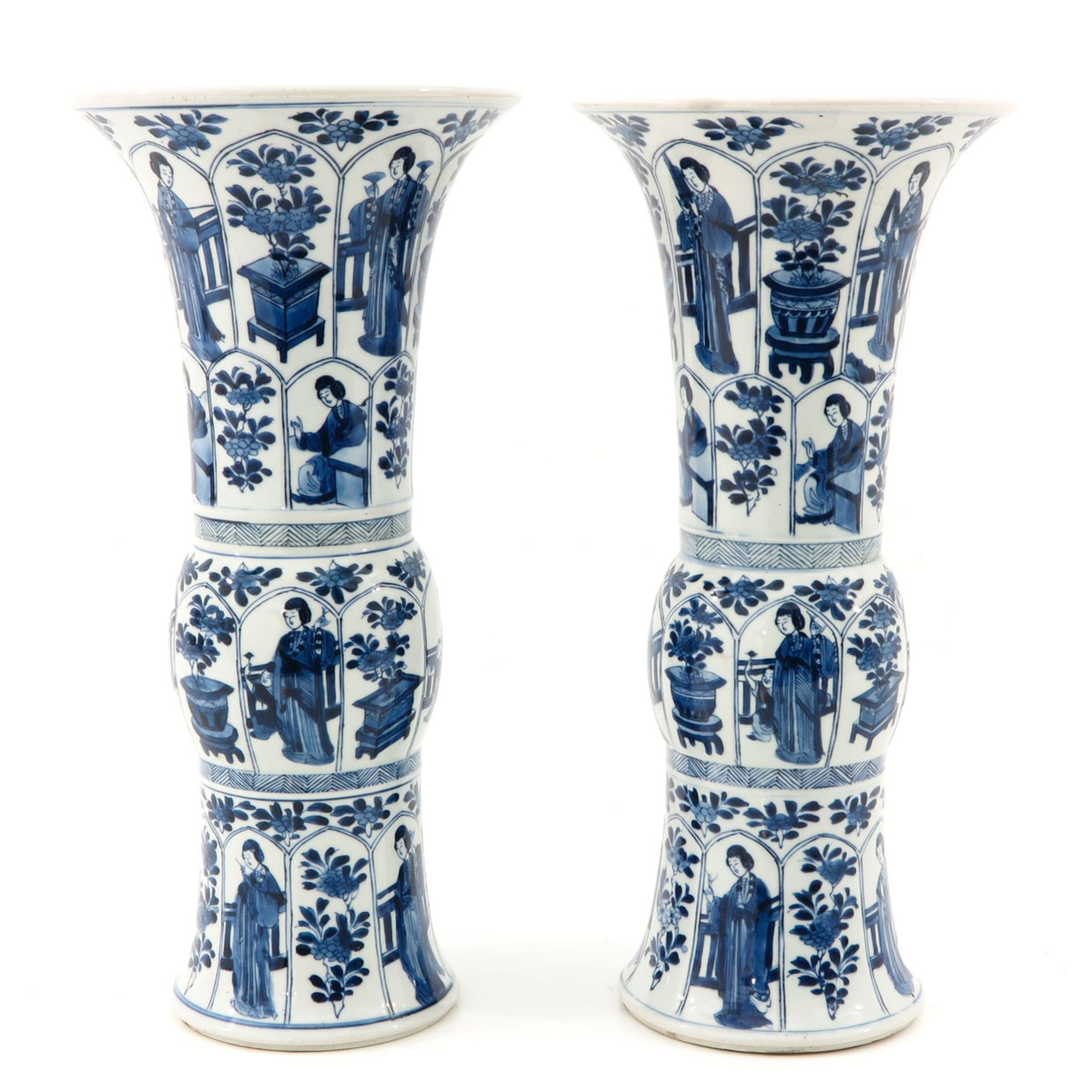 A Pair of Yen Yen Vases - Image 4 of 9