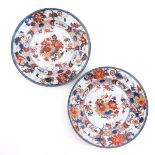 A Pair of Imari Plates