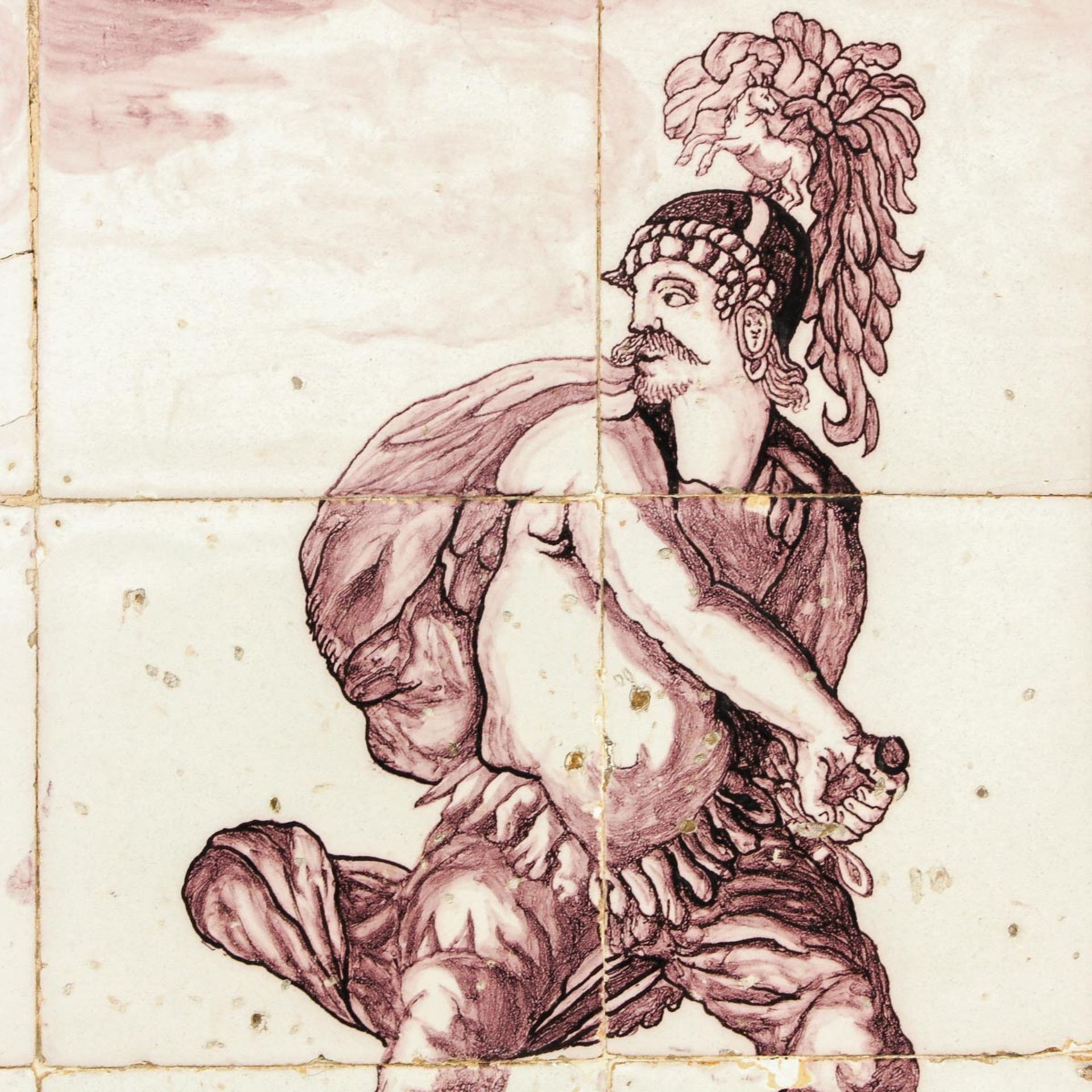 Framed 18th Century Delft Tiles - Bild 3 aus 6