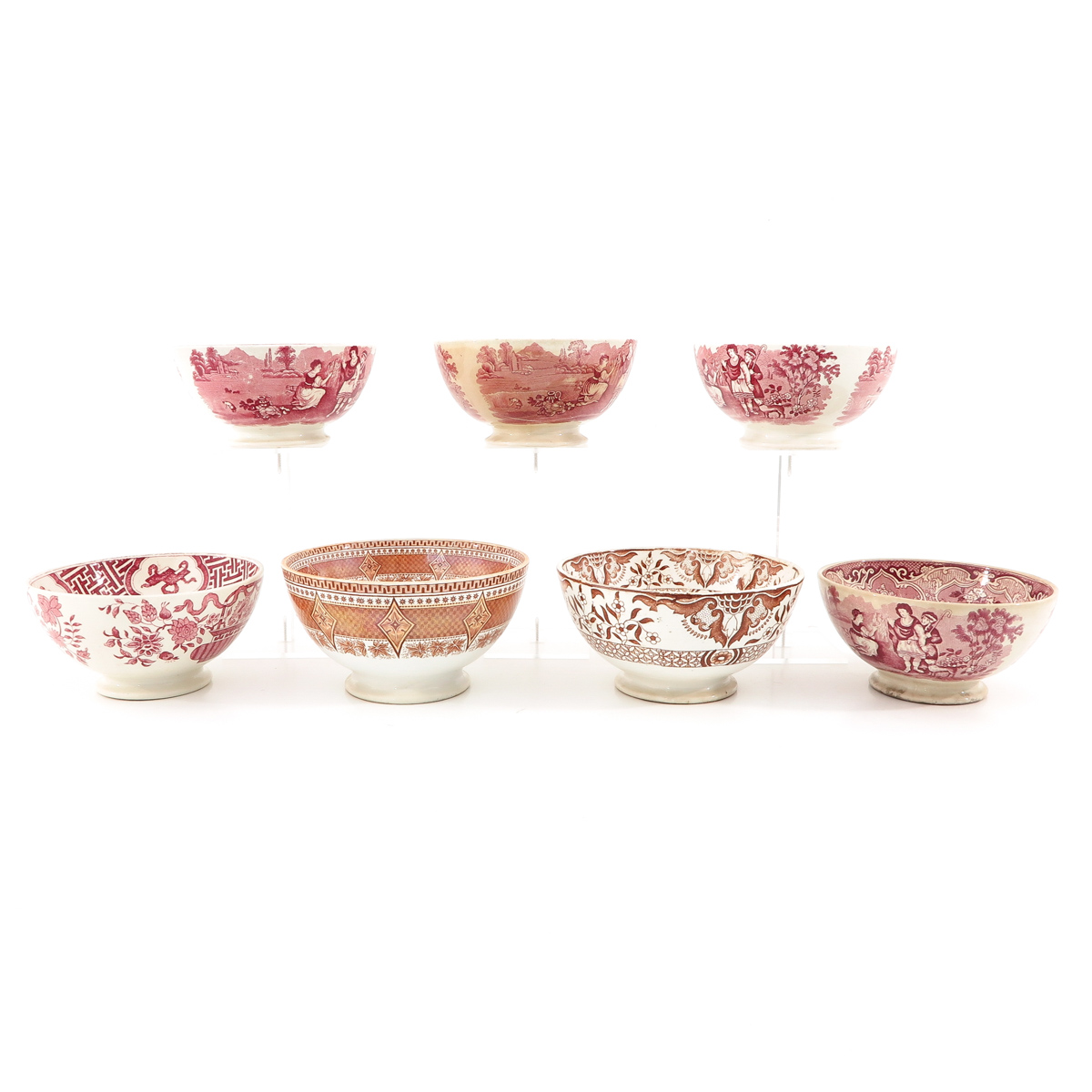 A Collection of 7 Petrus Regout Bowls - Image 4 of 10