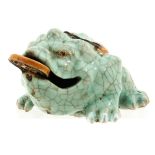 A Tea Frog Sculpture