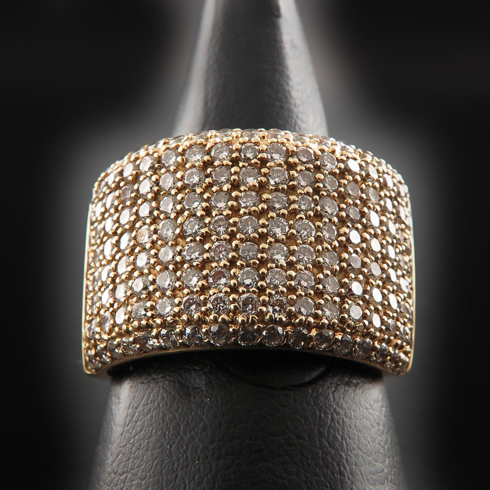 A Ladies 14KG Diamond Ring - Bild 2 aus 2