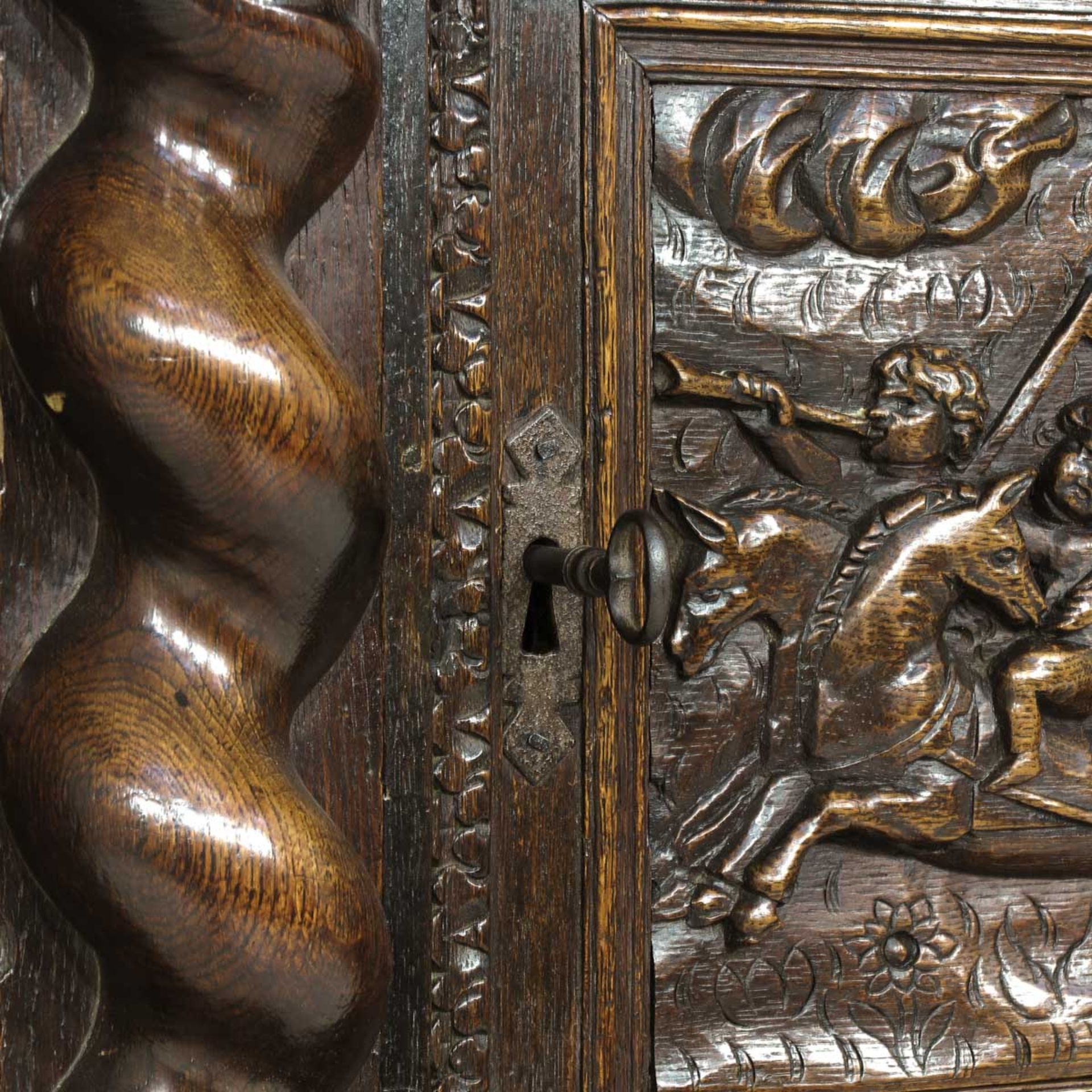 A Brugge Belgium Carved Cabinet Circa 1660 - 1680 - Image 10 of 10