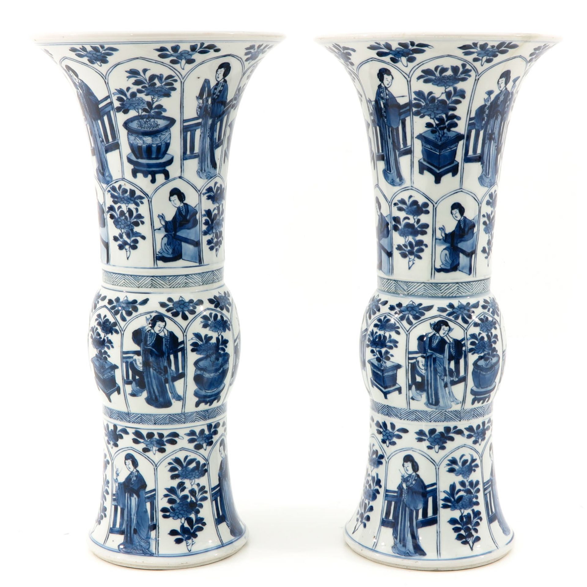 A Pair of Yen Yen Vases - Image 2 of 9