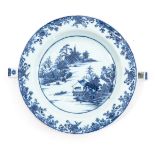 A Blue and White Plate