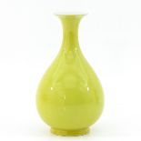 A Yellow Glaze Vase