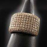 A Ladies 14KG Diamond Ring