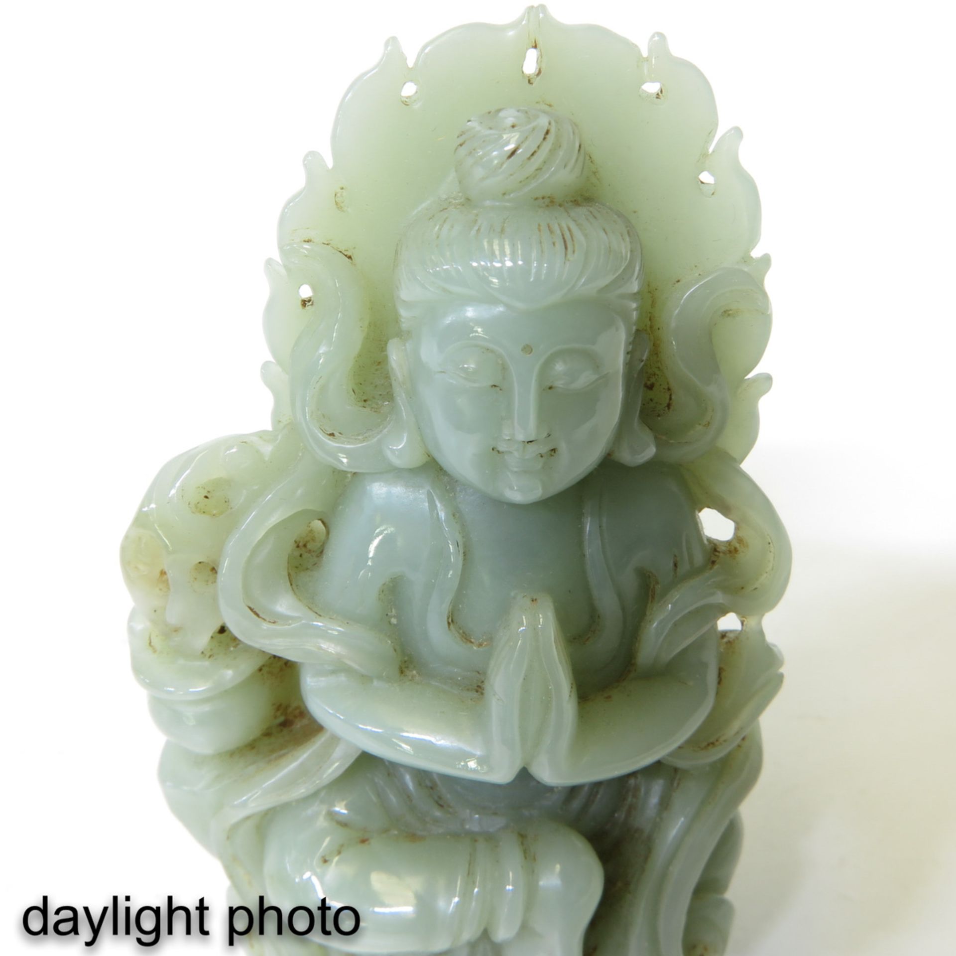 A Lot of 2 Jade Sculptures - Bild 9 aus 10