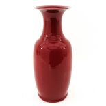 A Sang de Boeuf Vase