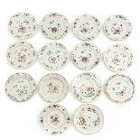 A Collection of 14 Plates