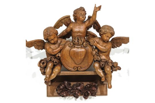 Group of Carved Oak Sculptures Circa 1800 - Bild 3 aus 8