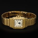 A Mens Cartier 18KG Limited Edition Santos Watch
