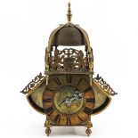 An 18th Century English Winged Lantern Clock