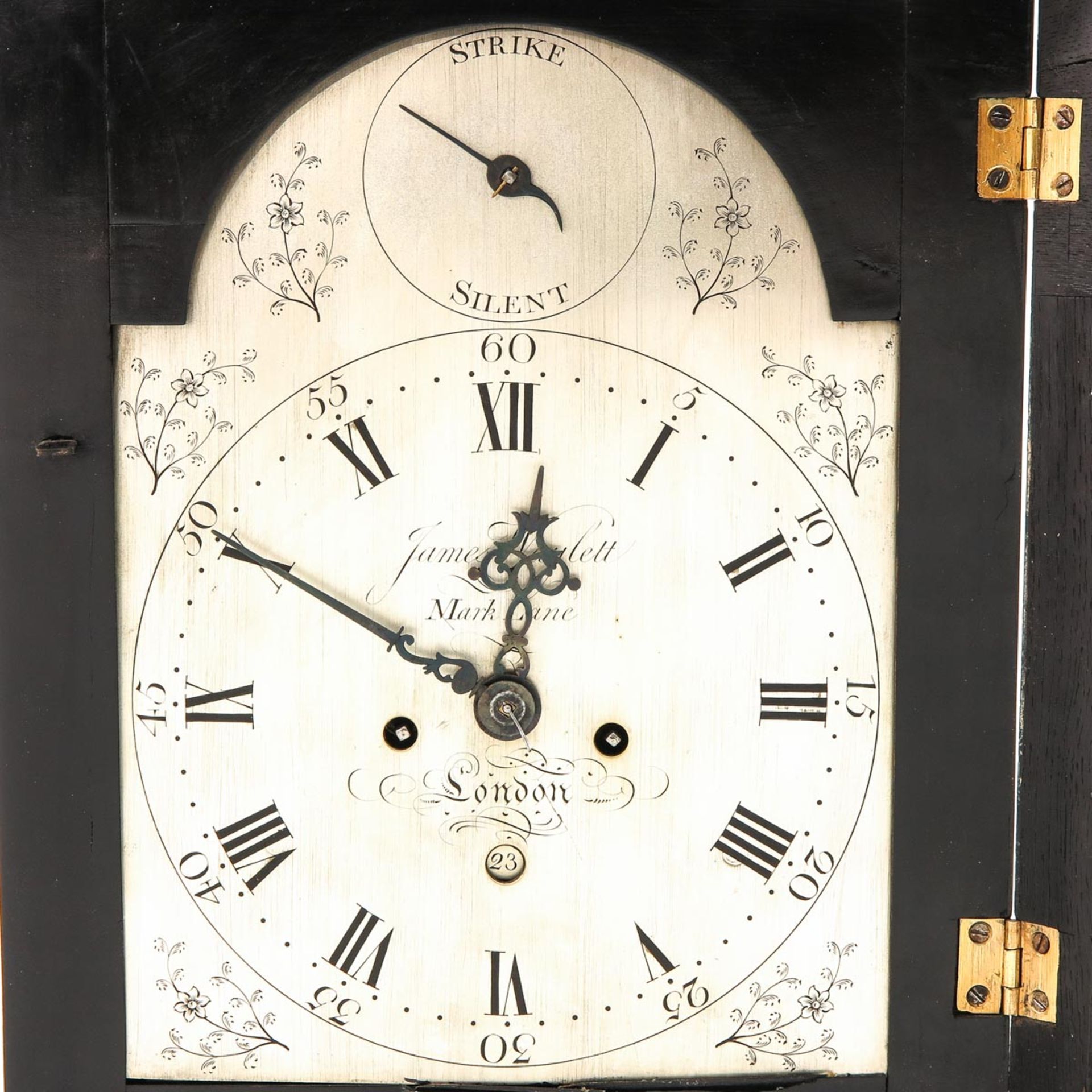 An English Clock Signed James Waylett - Bild 6 aus 7