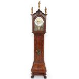 A Dutch Standing Clock Signed P. Hoefman