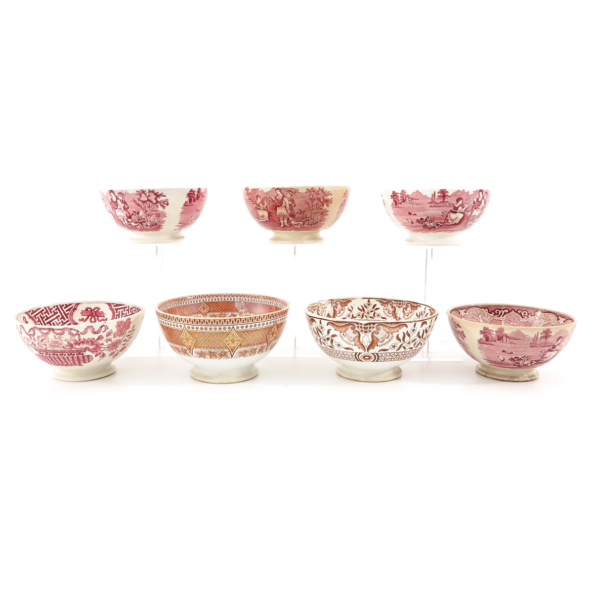 A Collection of 7 Petrus Regout Bowls - Image 3 of 10