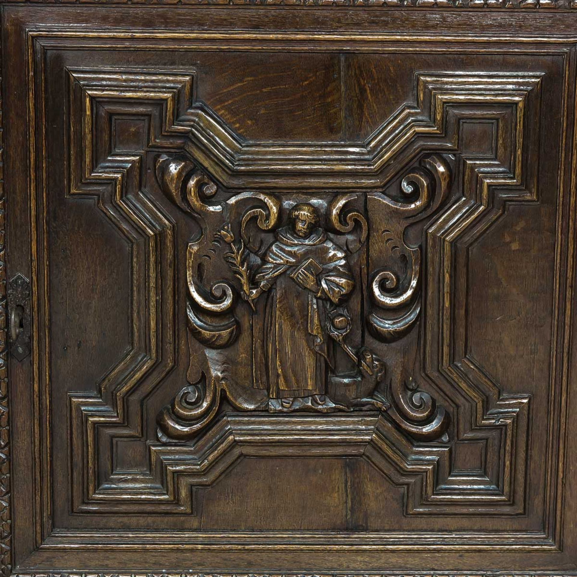 A Brugge Belgium Carved Cabinet Circa 1660 - 1680 - Image 9 of 10