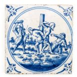 A 17th Century Dutch Tile