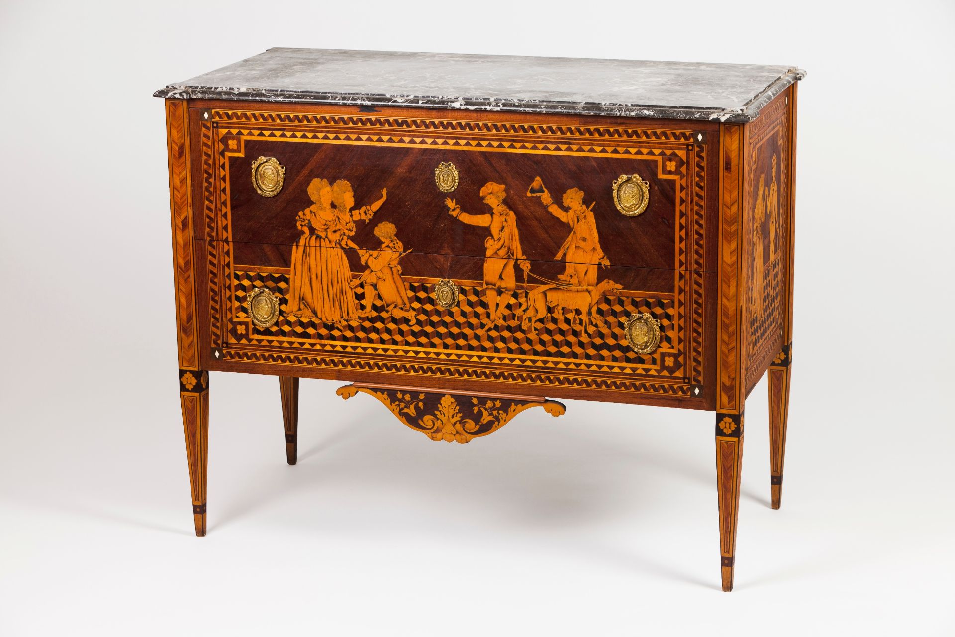 A pair of D.Maria style chests of drawers - Image 2 of 2