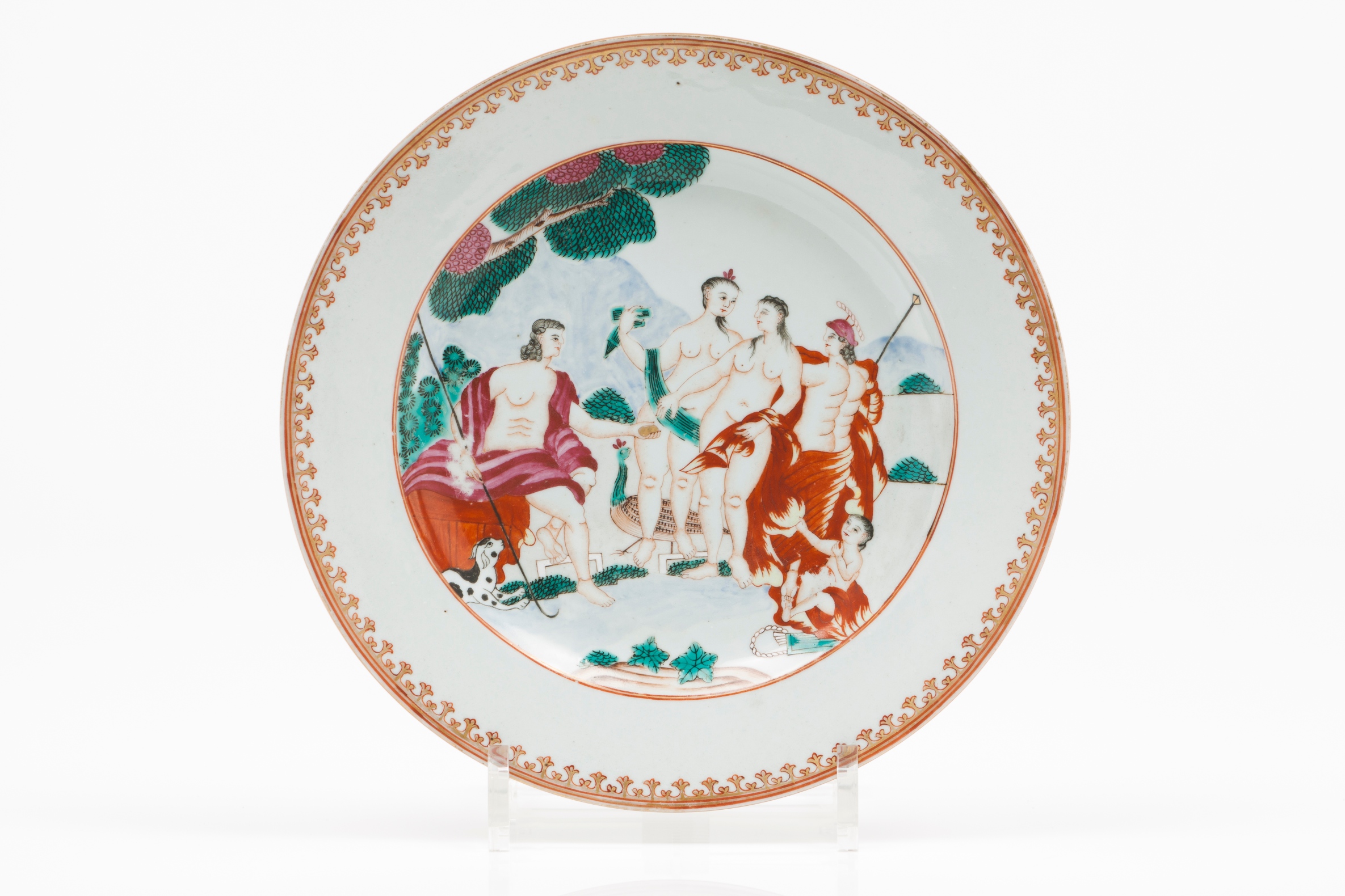 A plate "Judgement of Paris"