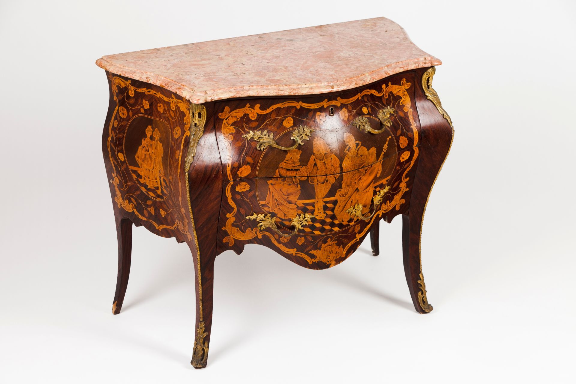 A small Louis XV style commode