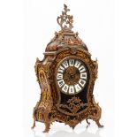 A Louis XV Boulle taste style table clock