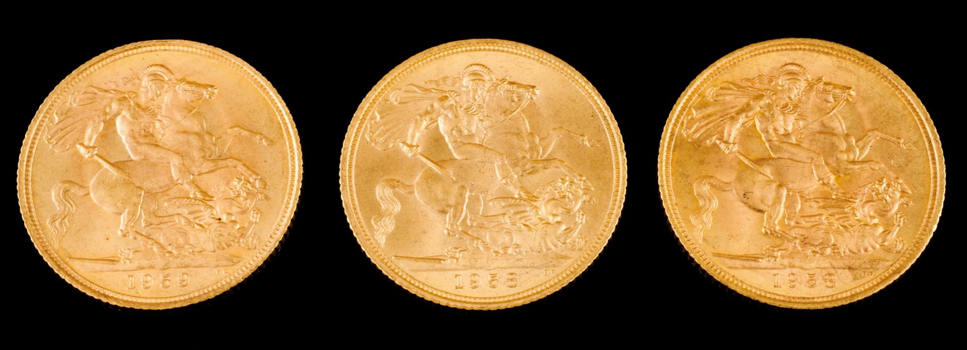 Three sovereigns - Image 2 of 2